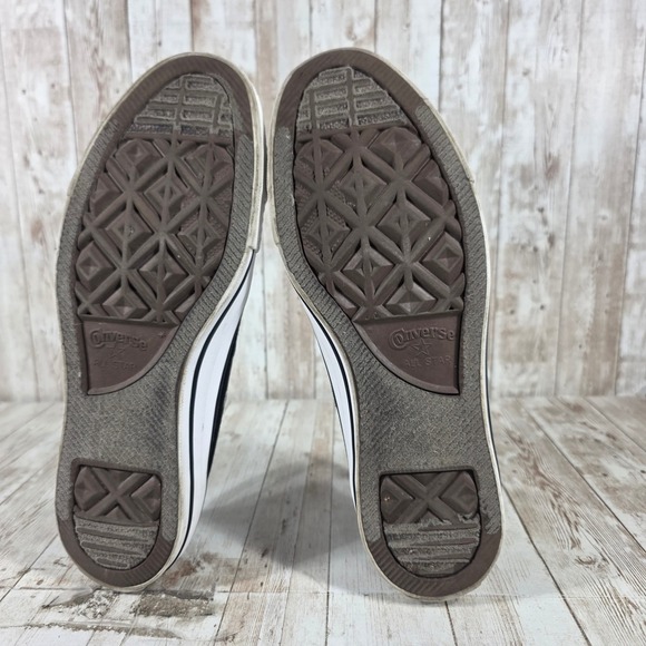 Converse Chuck Taylor All Star Low Top Black White Canvas Sneakers Womens 7 - Picture 7 of 8